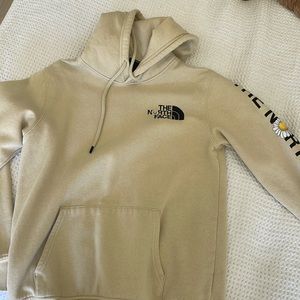 North Face sweatshirt w daisys